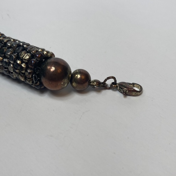 Multi Seed Bead Chocker Necklace 15" 3.5" Extender - Picture 11 of 12